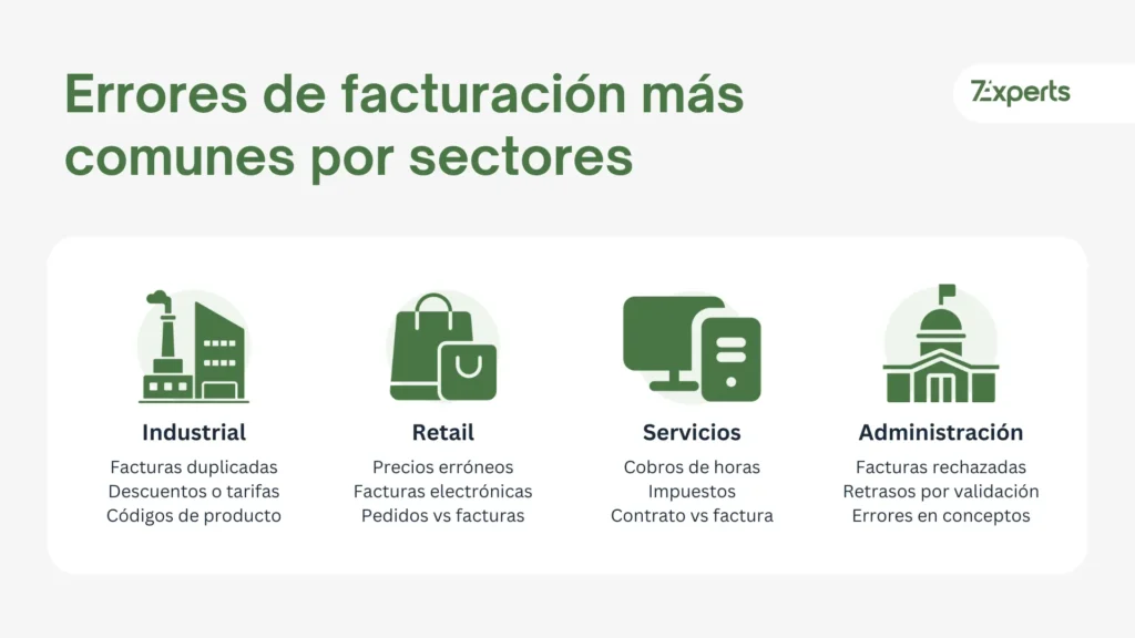 Cash Recovery: Sectores y Errores de Facturación más Comunes